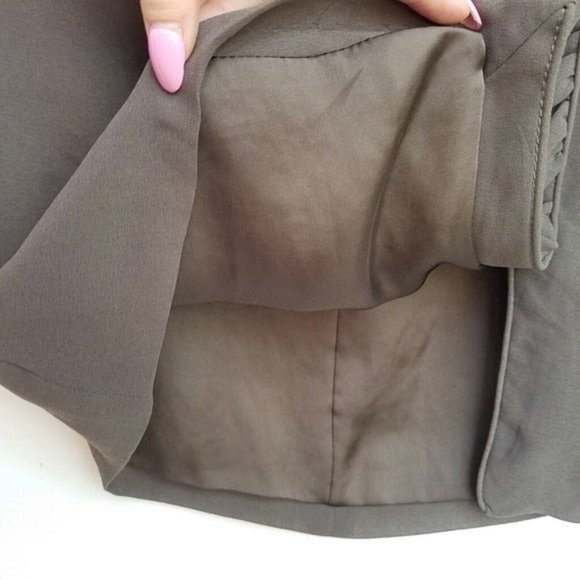 ZARA Pencil Skirt Ruched Work Office Career & Thigh Split Sz M - EUC! - Picture 6 of 9